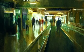 An image of an airport terminal. The London connection-Francesca De Luca.