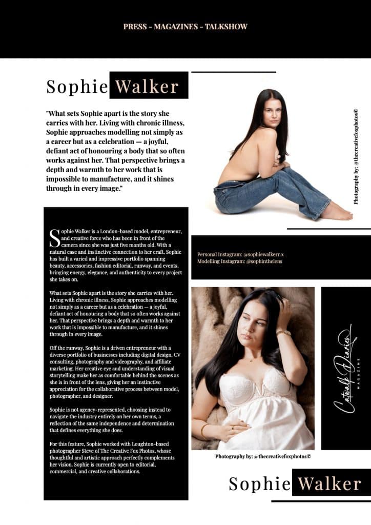Sophie Walker - Shaping Her Own Path